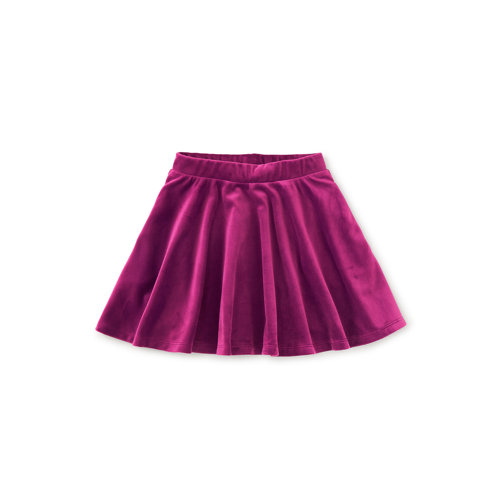 Tea Collection Girls Berry Velour Skirt size: 5T